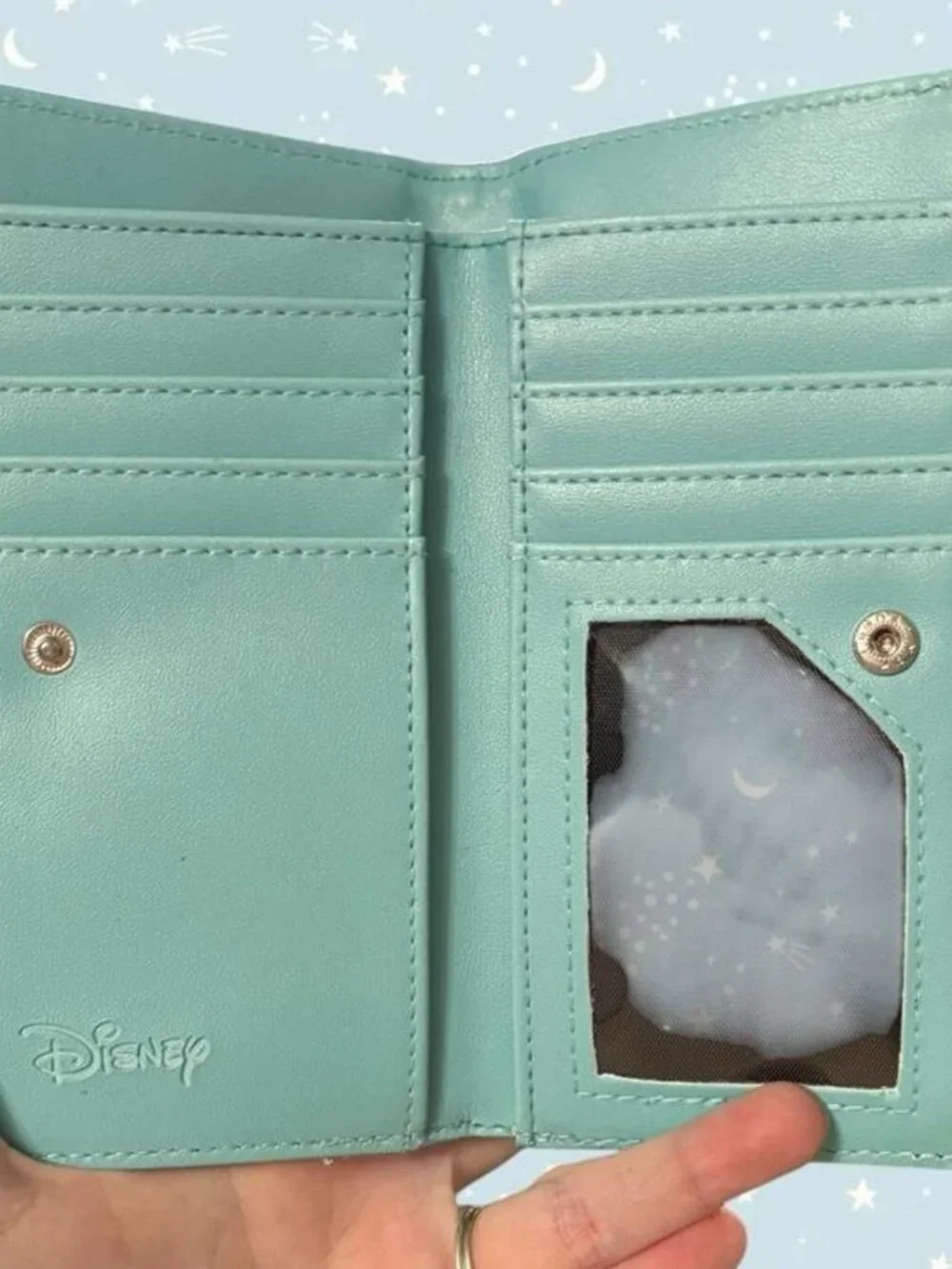 Rare! Story book Disney The Little Mermaid Ariel and Flounder wallet